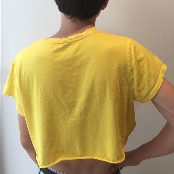 yellow crop top - Picture 2 of 3